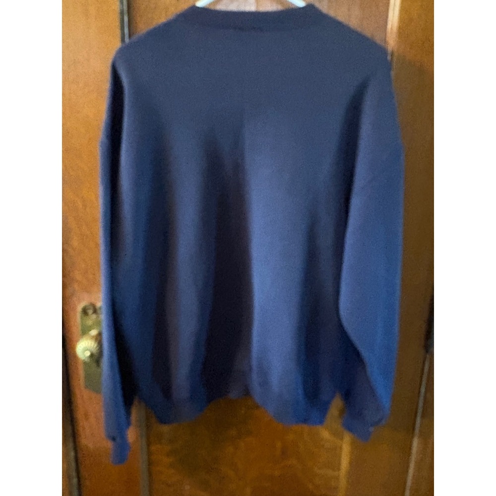 Vintage Starter Michigan Wolverines Sweatshirt Navy Blue Crewneck Mens Large 90s - Picture 5 of 5